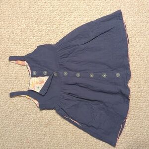 Matilda Jane Blue Dress with Floral Lining